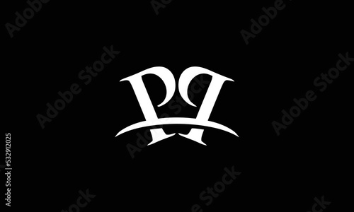 PQ or PP Abstract Icon Logo Monogram