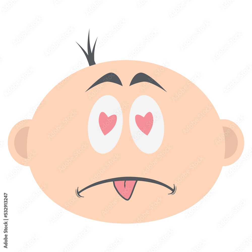 baby boy head emoticon face expression collection baby boy head emoticon face expression collection
