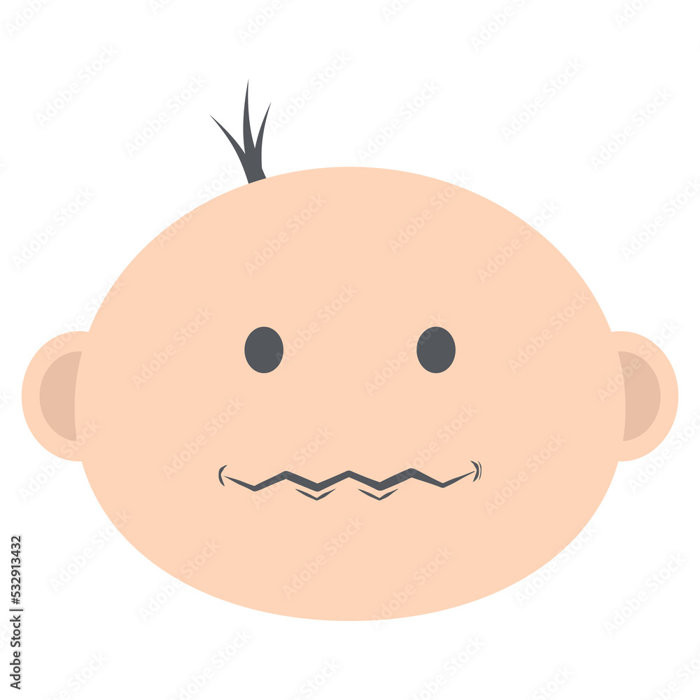 baby boy head emoticon face expression collection baby boy head emoticon face expression collection