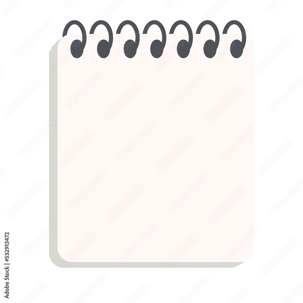 blank notebook plain paper texture variation collection set Stock ...