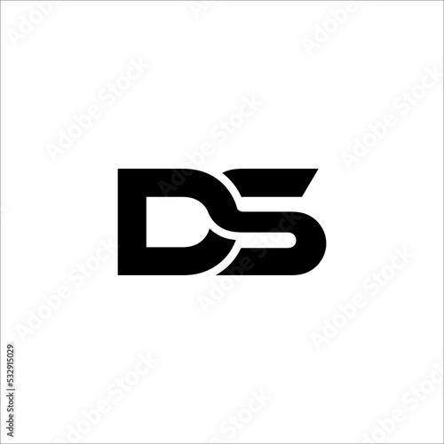 Initials DS. letter DS Logo Vector