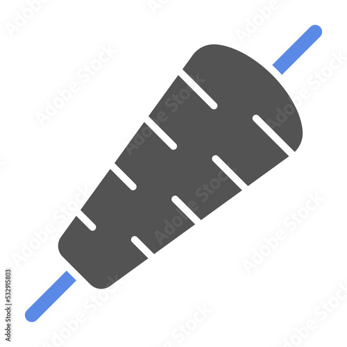 Doner Kebab Icon Style