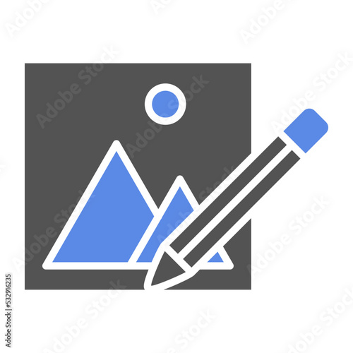Photo Editing Icon Style