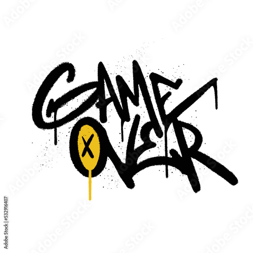 Graffiti spray paint Word Sale Isolated Vector Illustration