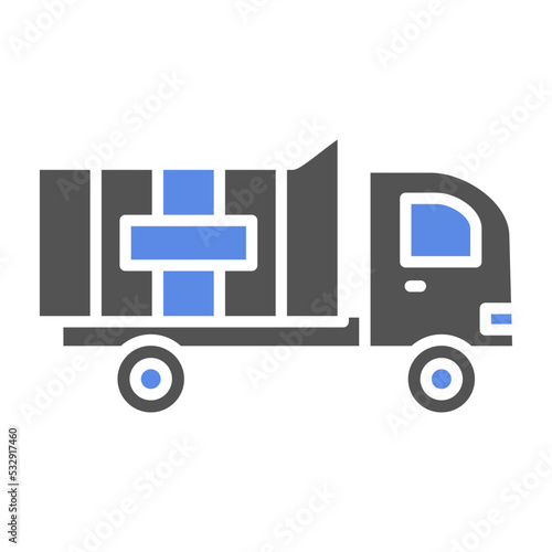 Dump Truck Icon Style