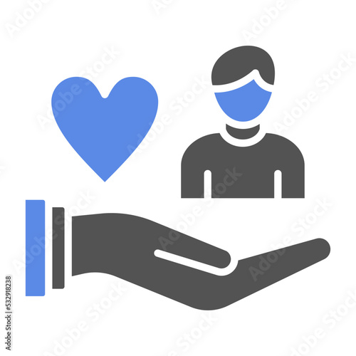 Help Children Icon Style
