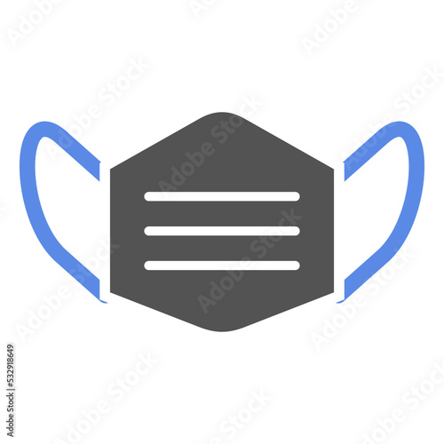 Face Mask Icon Style