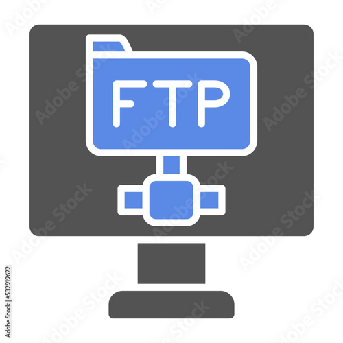 Ftp Protocol Icon Style