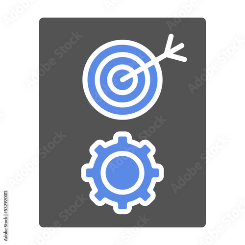 Goals Management Icon Style