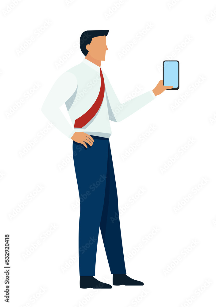 man holding out hand to show smartphone screen man holding out hand to show smartphone screen