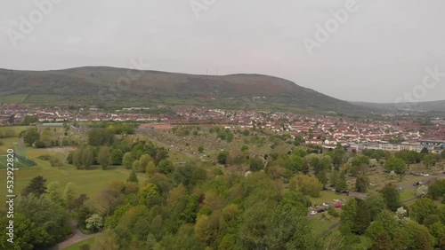 Belfast Milltown Cemetery Aerial View