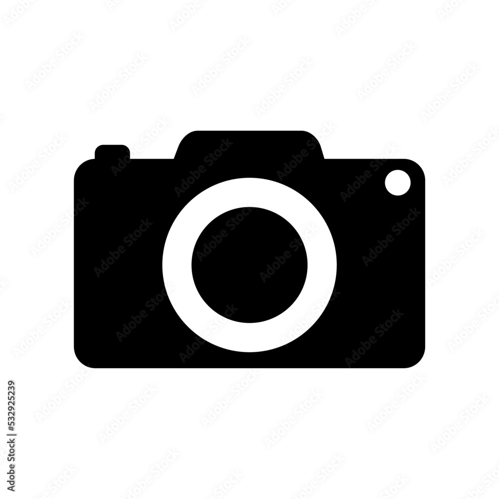 Camera Icon flat style Camera Icon flat style