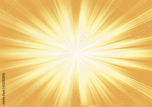 light explode pattern background, gold color, burst illustration template for product backdrop, banner, poster, slide presentation futurism theme