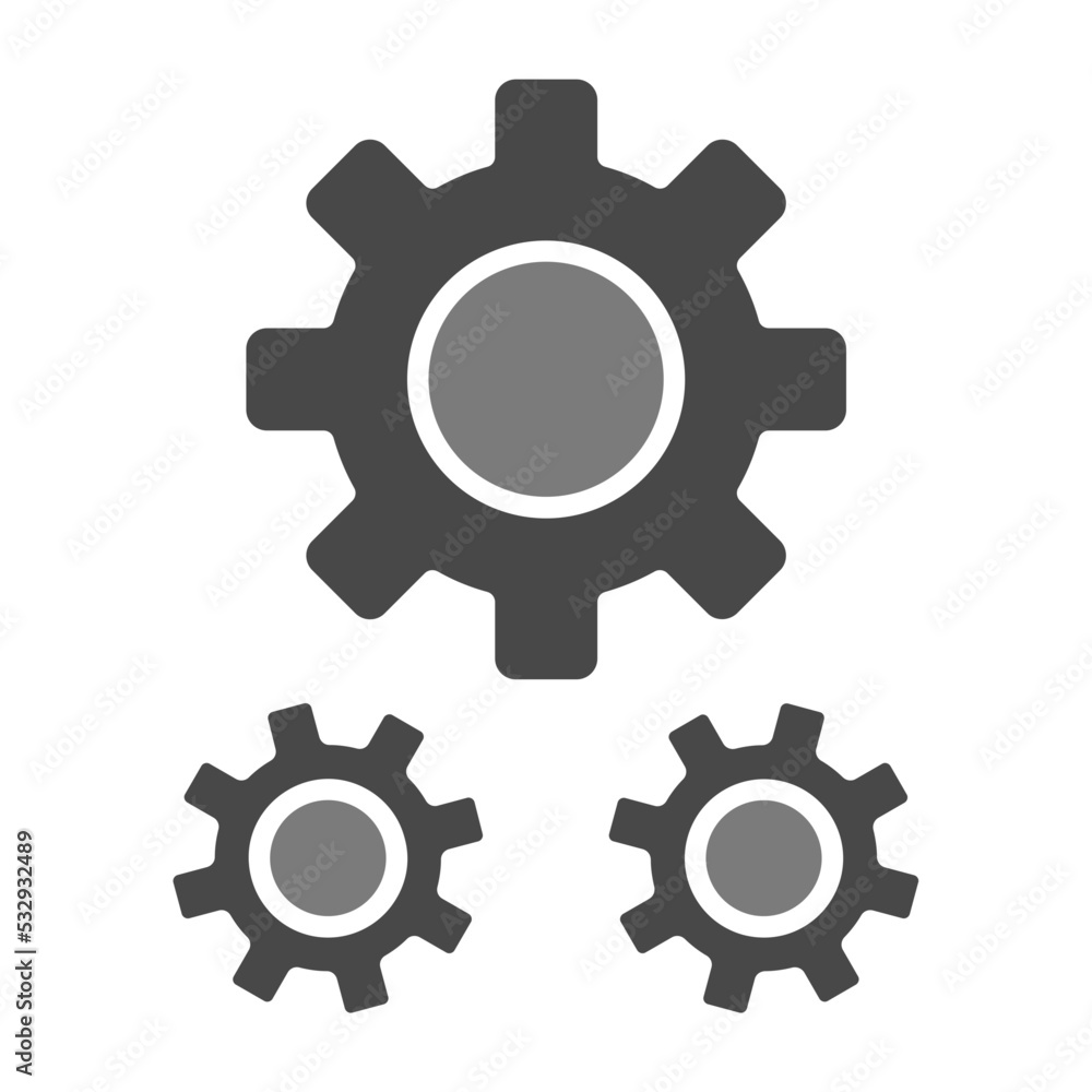 Settings Greyscale Glyph Icon Settings Greyscale Glyph Icon