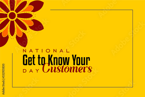 Get to Know Your Customers Day