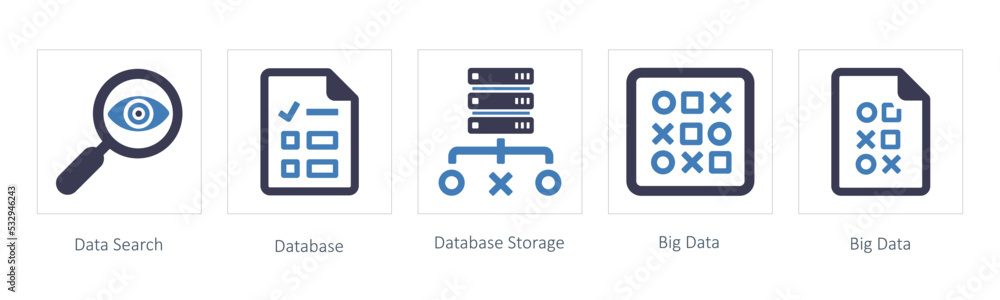 Fototapeta premium Data Search, database and Database Storage