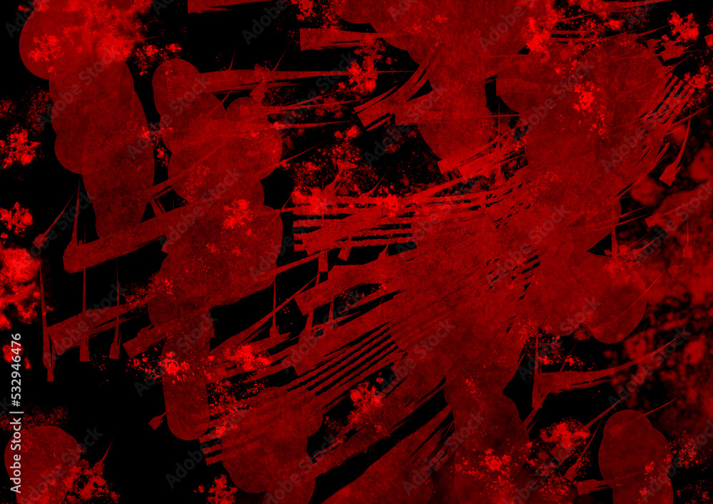 赤黒グランジ背景素材 ハロウィンなどに Stock Illustration | Adobe Stock