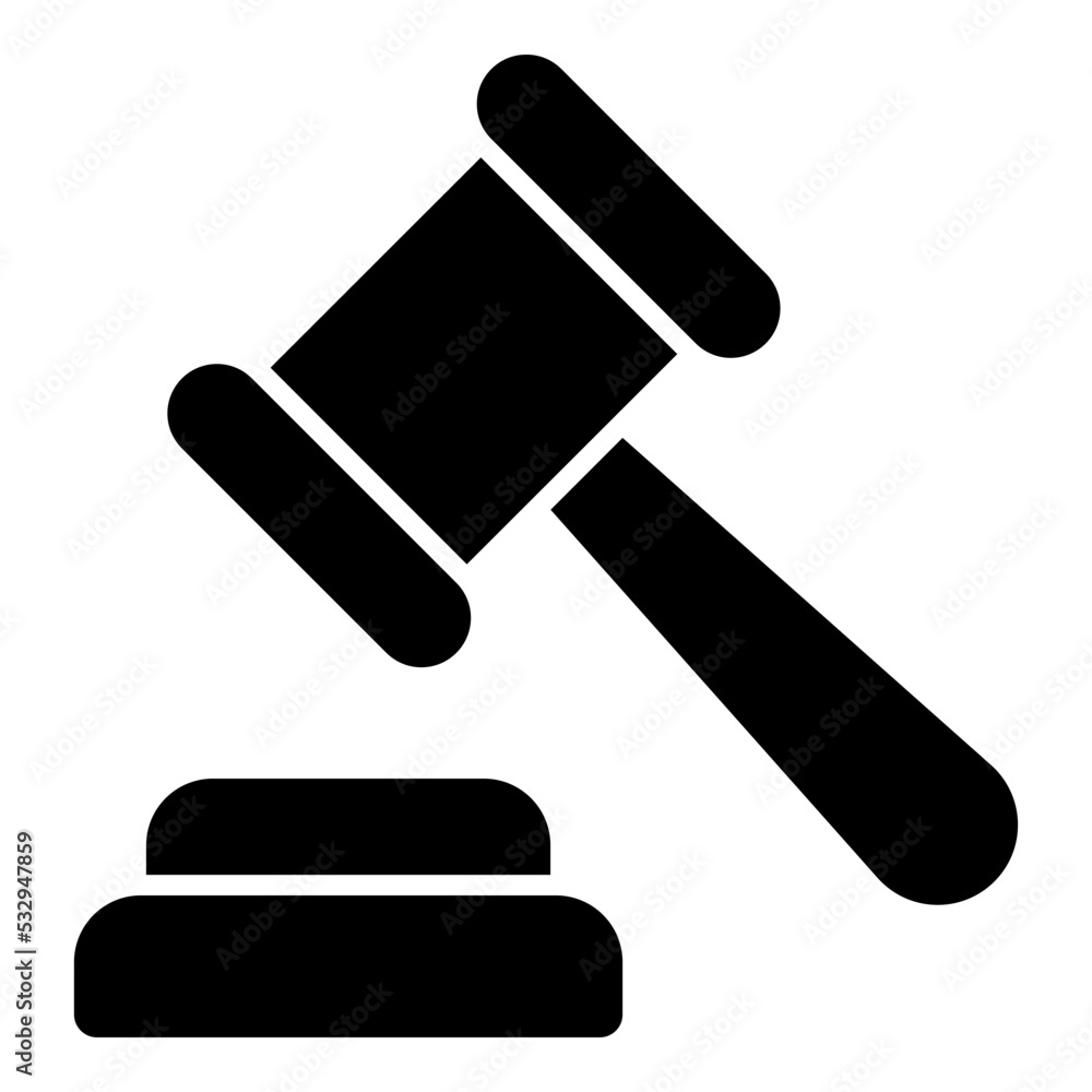 An editable design icon of auction An editable design icon of auction