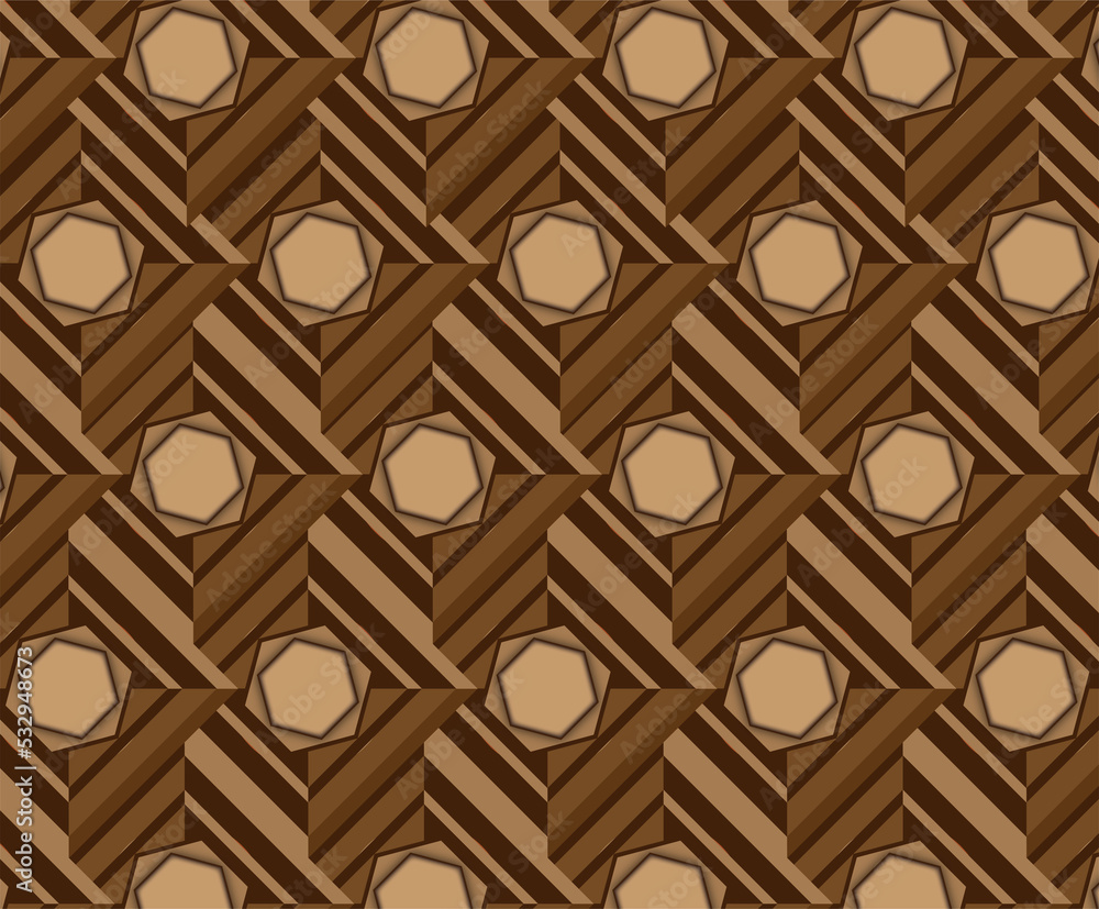 seamless geometric pattern background design vector on light dark brown seamless geometric pattern background design vector on light dark brown