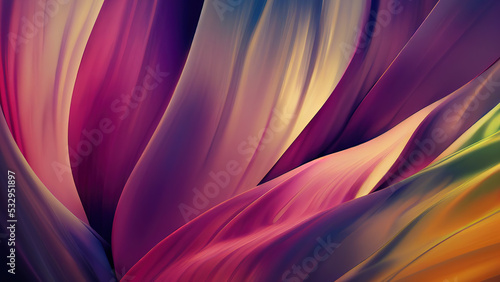 3 d render. Abstract background with pattern of colorful bright colors. Vortex and spreading. © Надежда Семироз