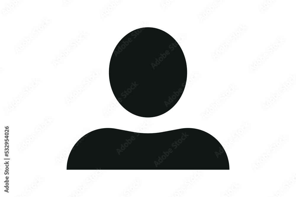 Male avatar icon. Unknown or anonymous person. Default avatar profile icon, social media user. Business man. Man profile silhouette isolated on white background. Vector illustration Male avatar icon. Unknown or anonymous person. Default avatar profile icon, social media user. Business man. Man profile silhouette isolated on white background. Vector illustration