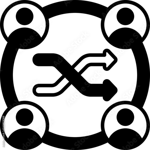 sampling solid icon