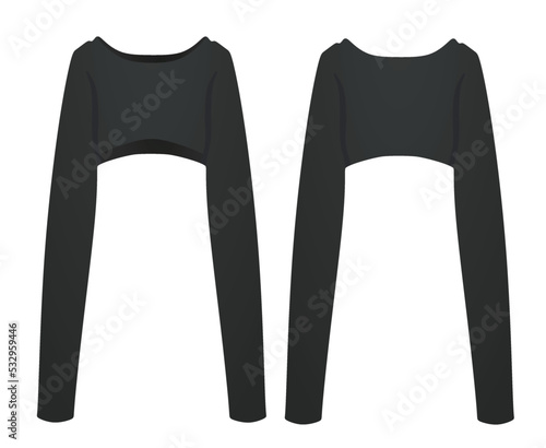 Black woman sweater. vector illustration