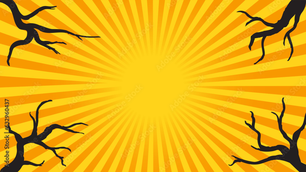 Halloween Creepy Branch Template Background Halloween Creepy Branch Template Background
