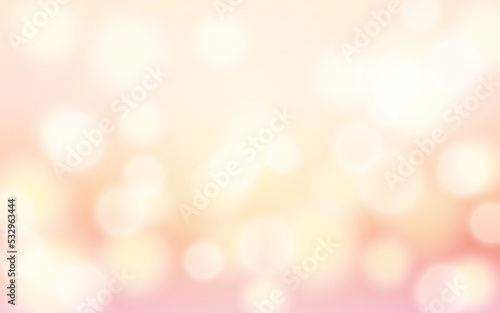 Gentle and Cute bokeh soft light abstract background, Vector eps 10 illustration bokeh particles, Background decoration