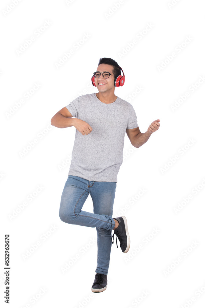 playing with a fake guitar playing with a fake guitar