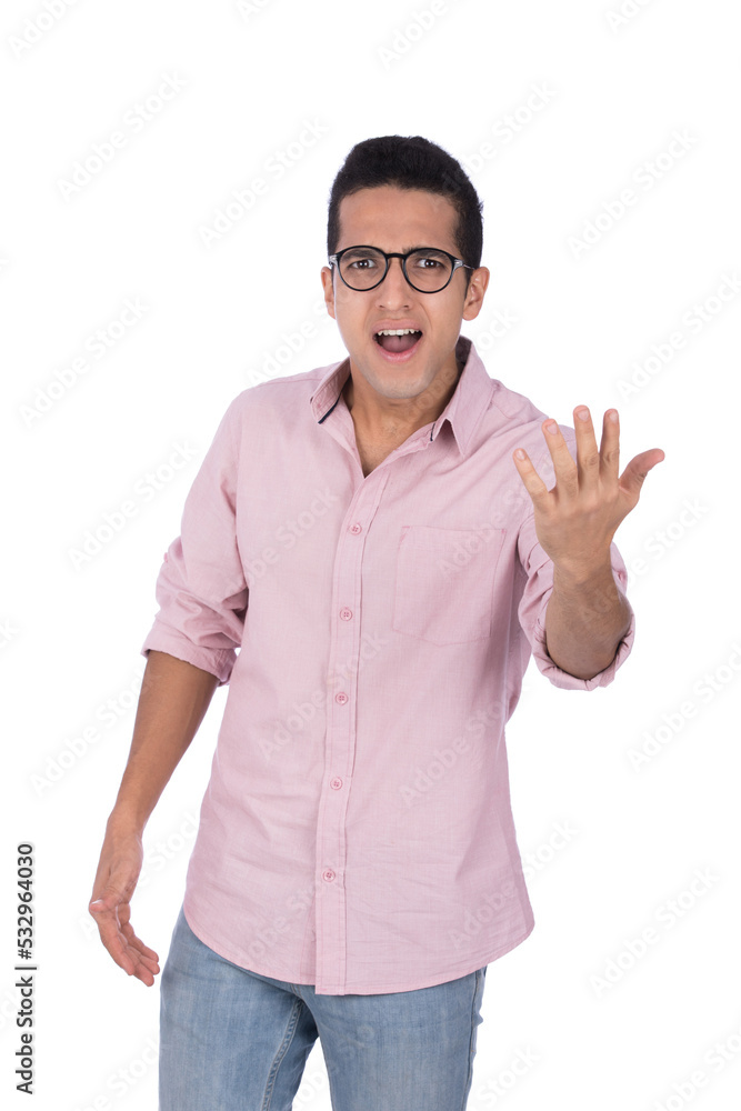 shouting at someone shouting at someone