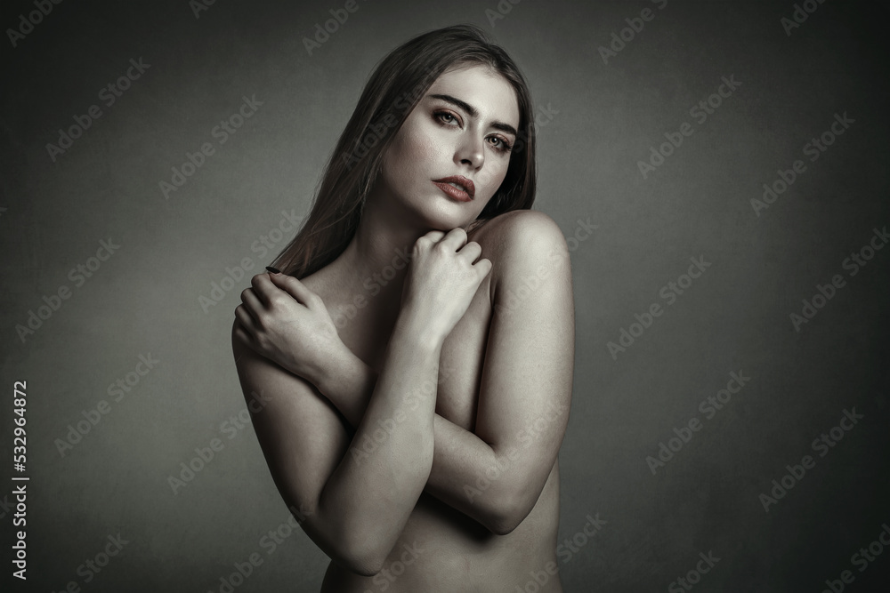 Dark beautiful woman Dark beautiful woman