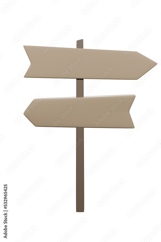 Wood plank sign plate. 3D rendering Wood plank sign plate. 3D rendering