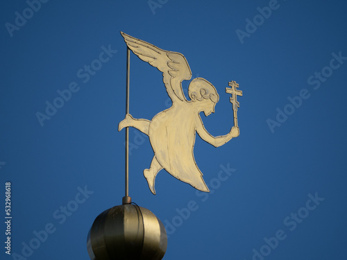 Obraz na płótnie angel on the sky w salonie