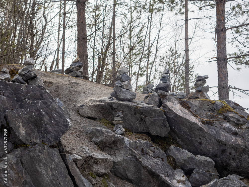 climbing rocks