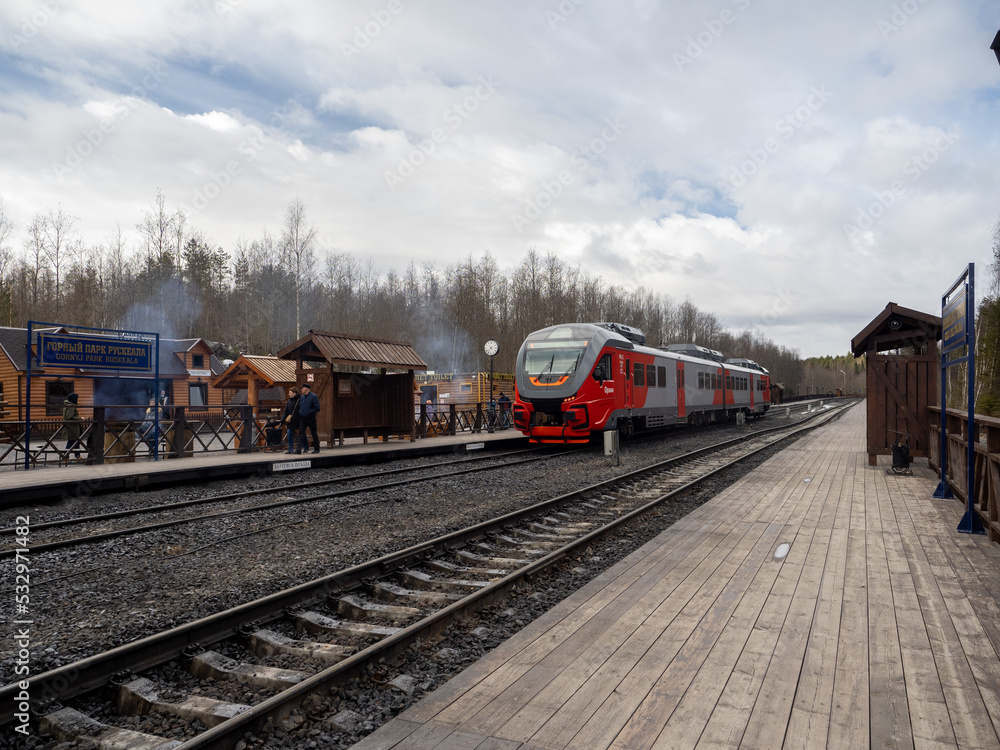 train in the countryside