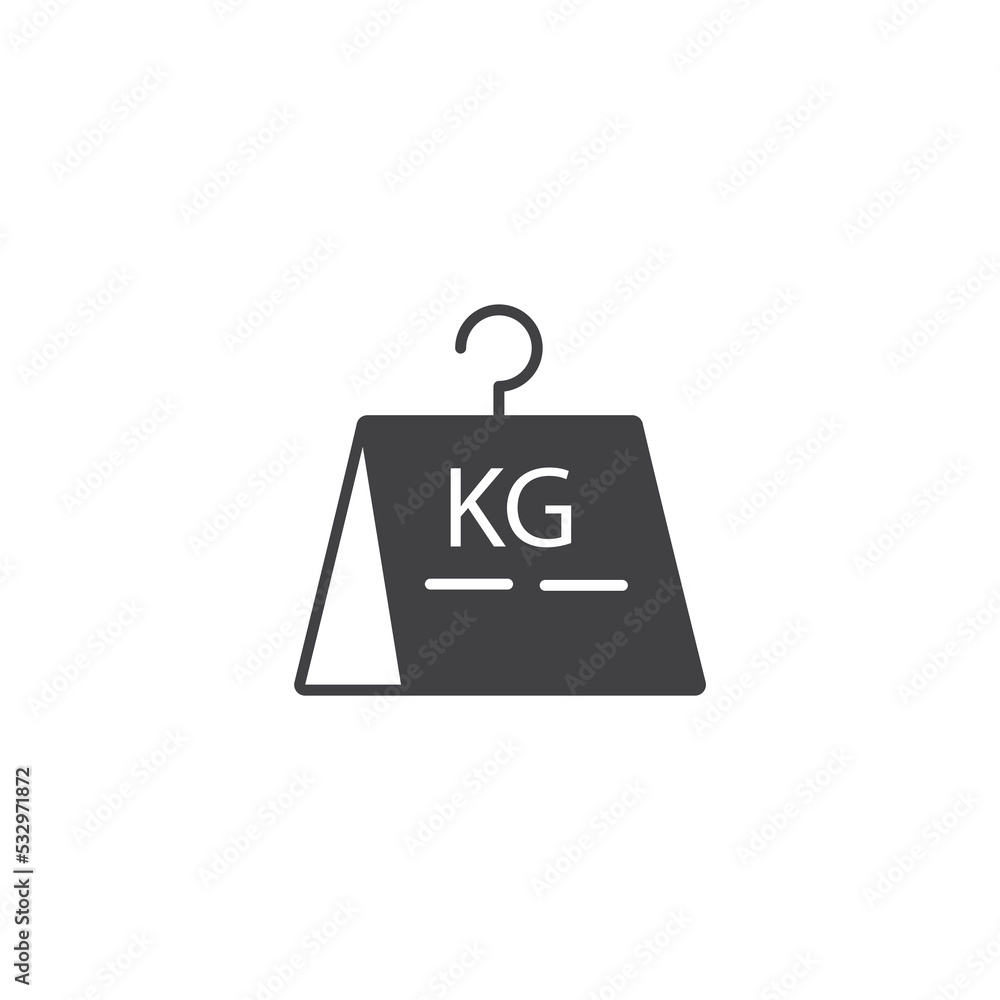 Weight icons symbol vector elements for infographic web Weight icons symbol vector elements for infographic web