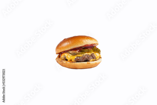 Perfect hamburger classic burger american cheeseburger