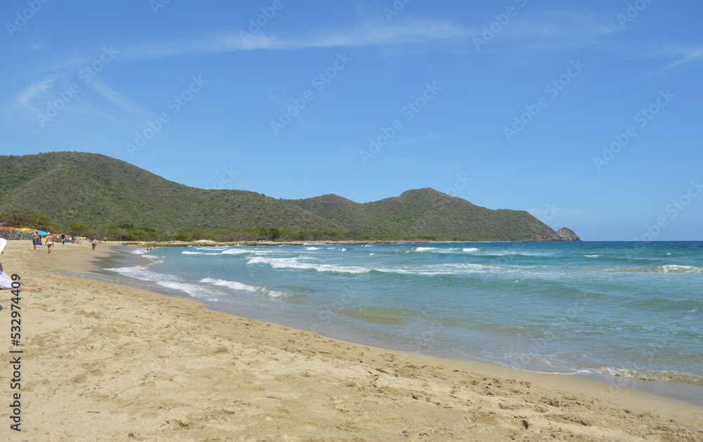 beaches of the caribbean sea, tropical paradises, Venezuela