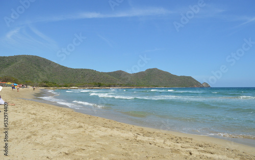 beaches of the caribbean sea  tropical paradises  Venezuela