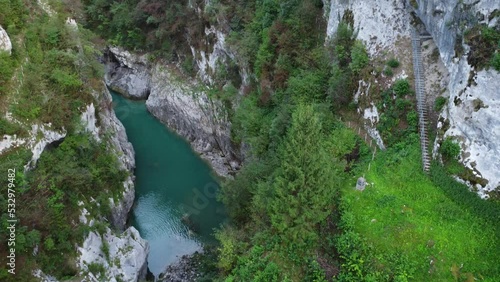 Lago Di Barcis Italy Drone Footage