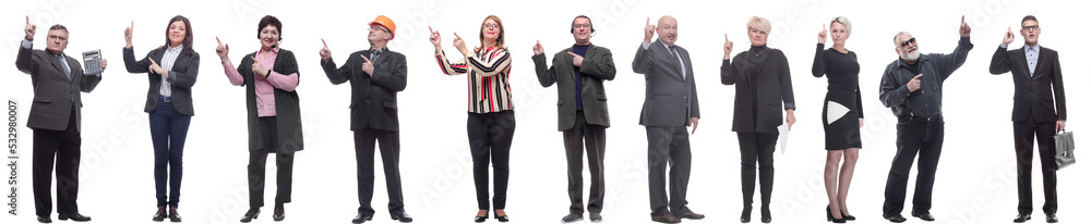 group of businessmen showing thumbs up isolated group of businessmen showing thumbs up isolated