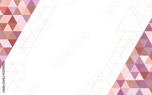 背景　	幾何学模様　イラスト