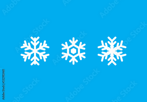 Snow and could icon design for your business