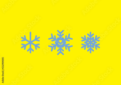 Snow and could icon design for your business