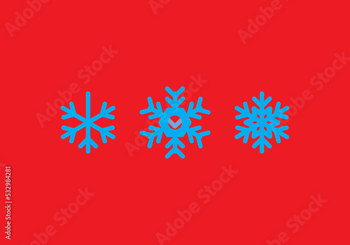 Snow and could icon design for your business