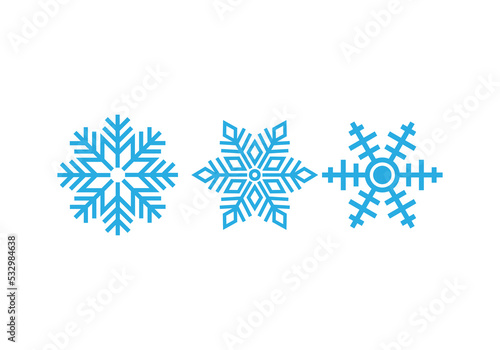 Snow and could icon design for your business