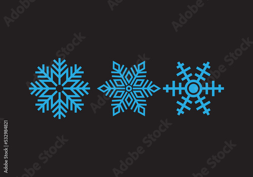 Snow and could icon design for your business