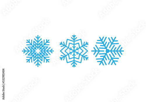 Snow and could icon design for your business