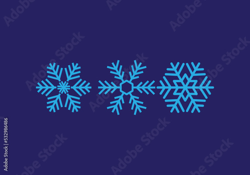 Snow and could icon design for your business